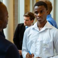 Guests at the Engineering Design Project Preview Event